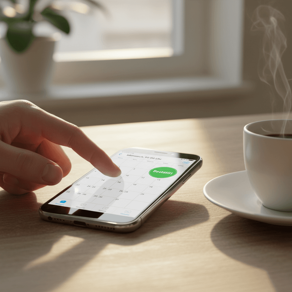 Automated appointment booking via chat