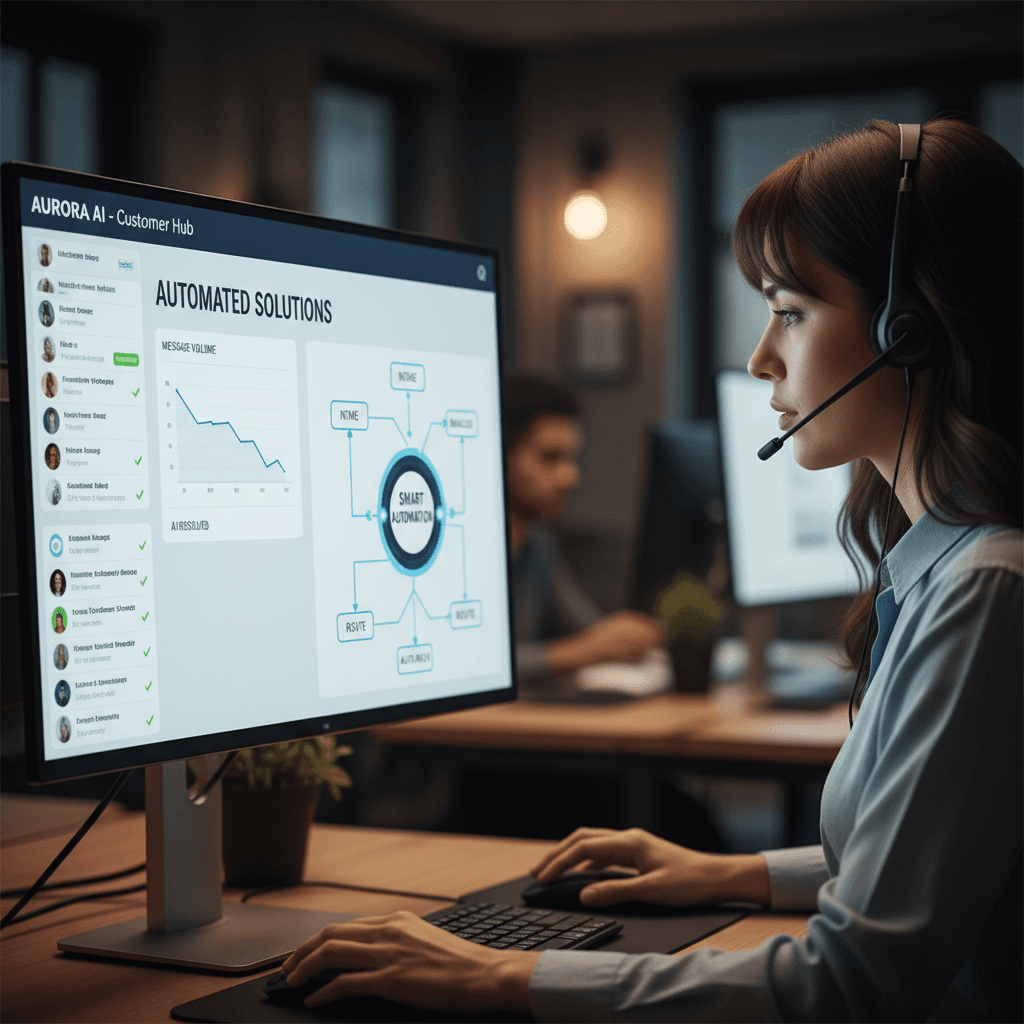 Kundenservice-Automatisierung mit KI-gestütztem System